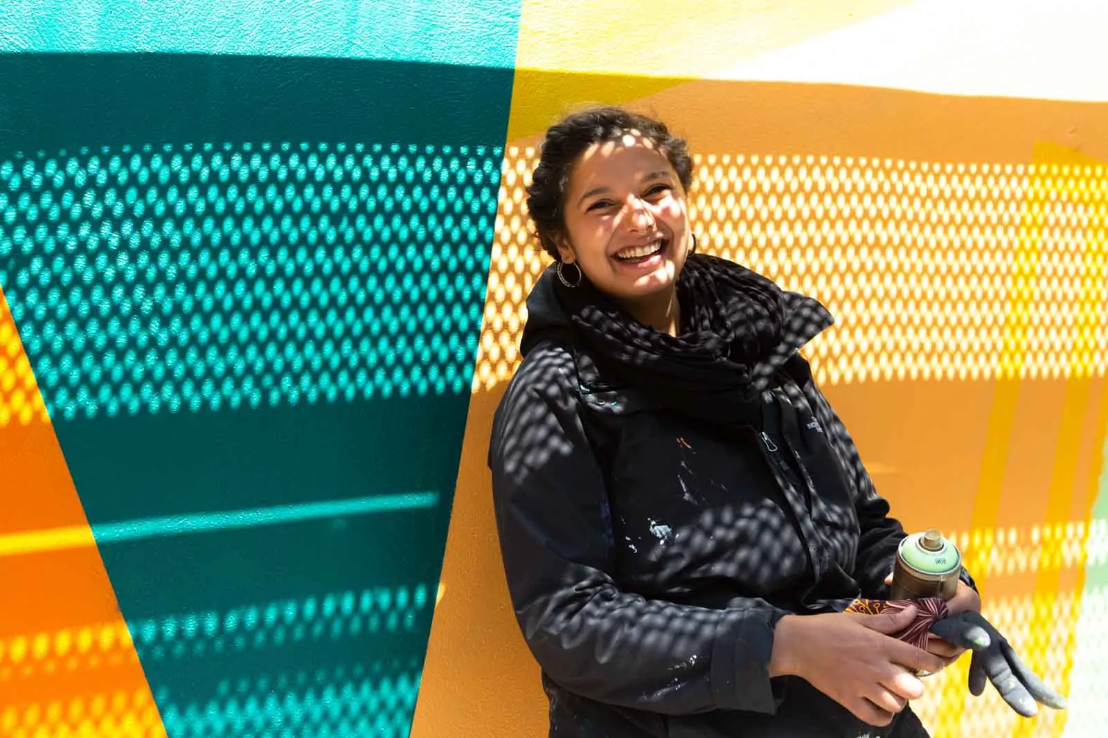 Thekra Jaziri – Graffiti Workshop – Portrait – Artist_55A7685Thekra_Marktplatz_2020